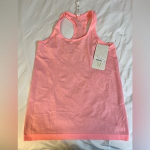 NWT!!! Light pink Lululemon Swiftly Racerback tank top